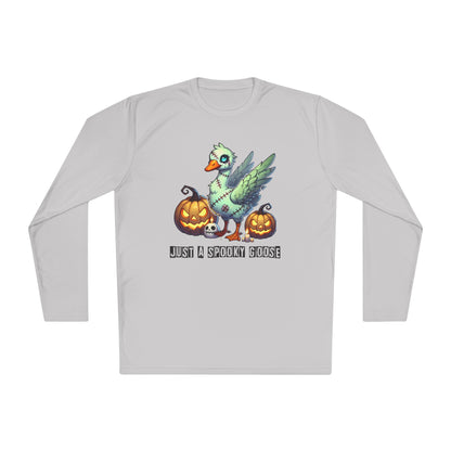 Just A Spooky Goose Adult Long Sleeve Tee