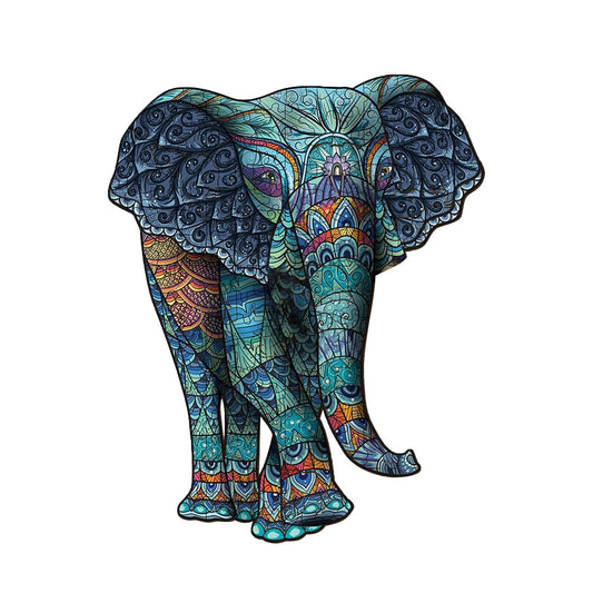 Blue Elephant Puzzle Variety