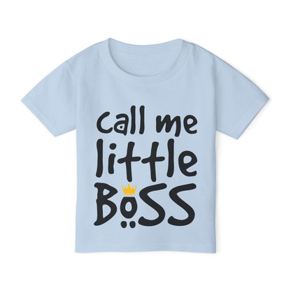 Call Me Little Boss Heavy Cotton™ Toddler T-shirt