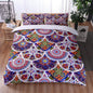 Bright & Colorful Mandala Duvet Cover 3Pc Set