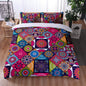 Bright & Colorful Mandala Duvet Cover 3Pc Set