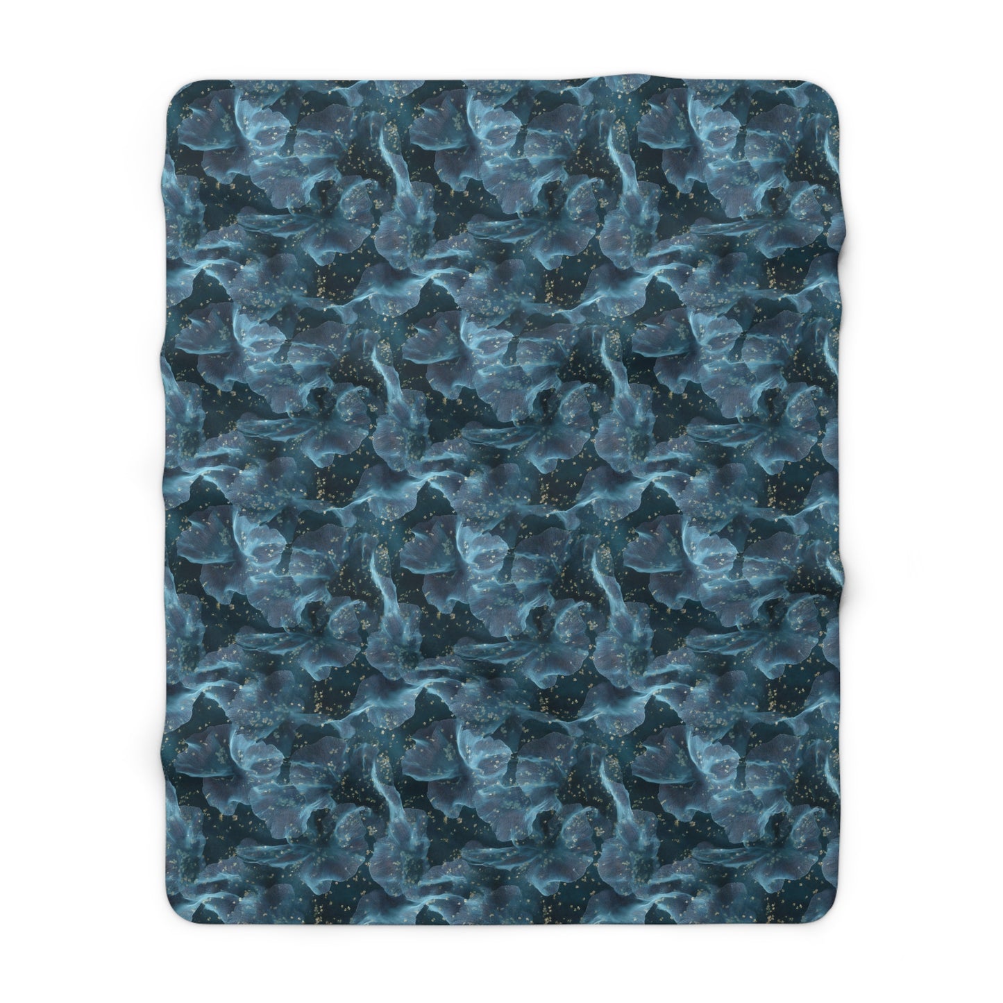 Midnight Sheer & Lace Fleece Blanket