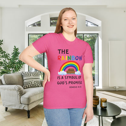 The Rainbow Is A Symbol of God's Promise Adult T-shirt