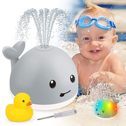 Floating LED Whale Bath Sprinkler Toy
