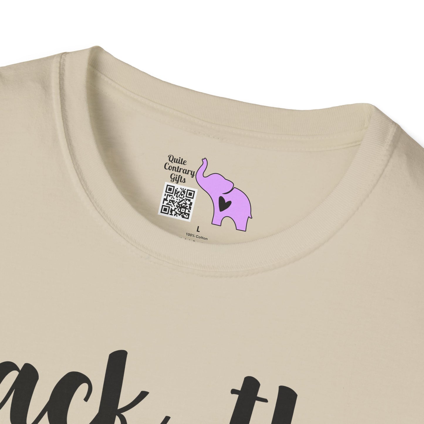 Back The Blue (Badge) Adult T-shirt