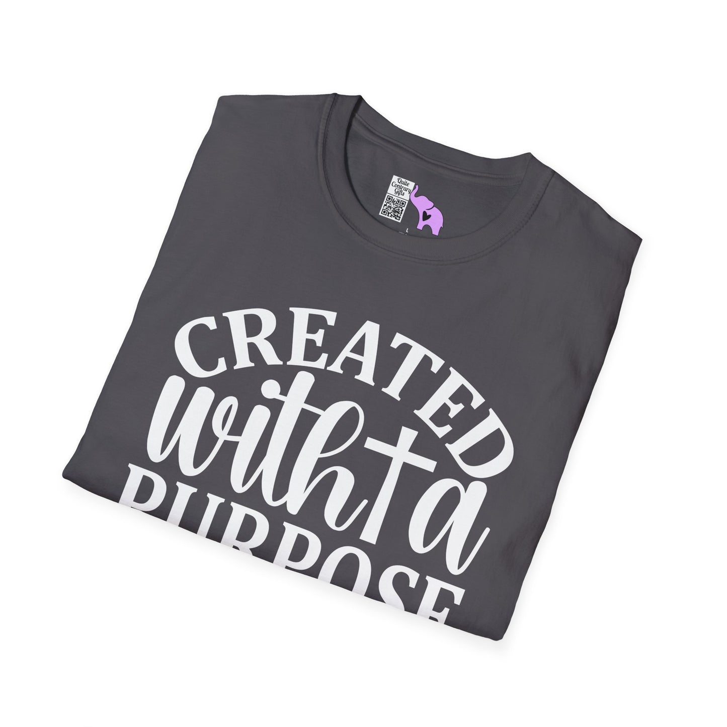 Created With A Purpose (3) Adult T-shirt