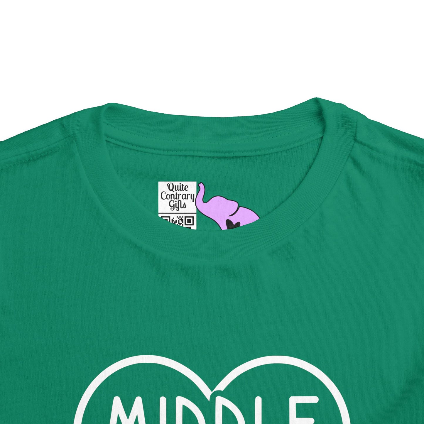 Middle Sister (Heart) Toddler Tee