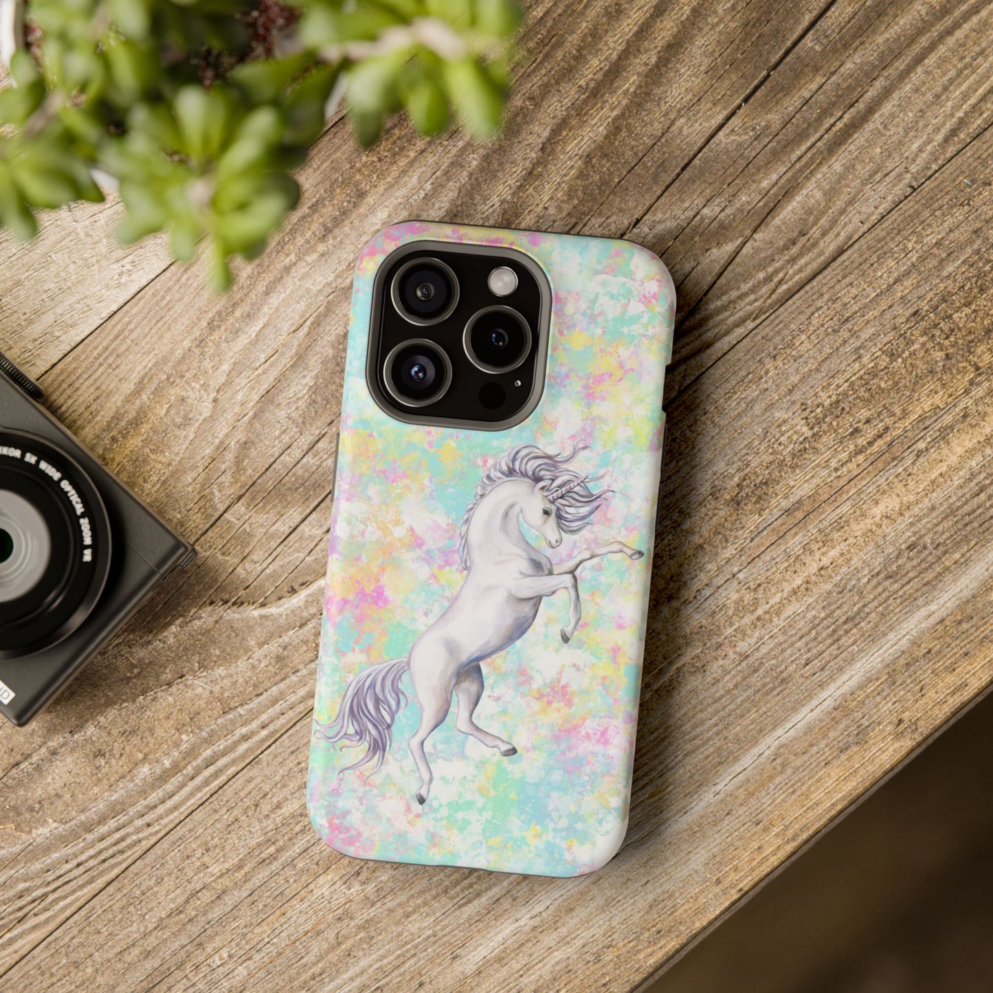 Pastel Pegasus MagSafe® Compatible Tough Case for iPhone