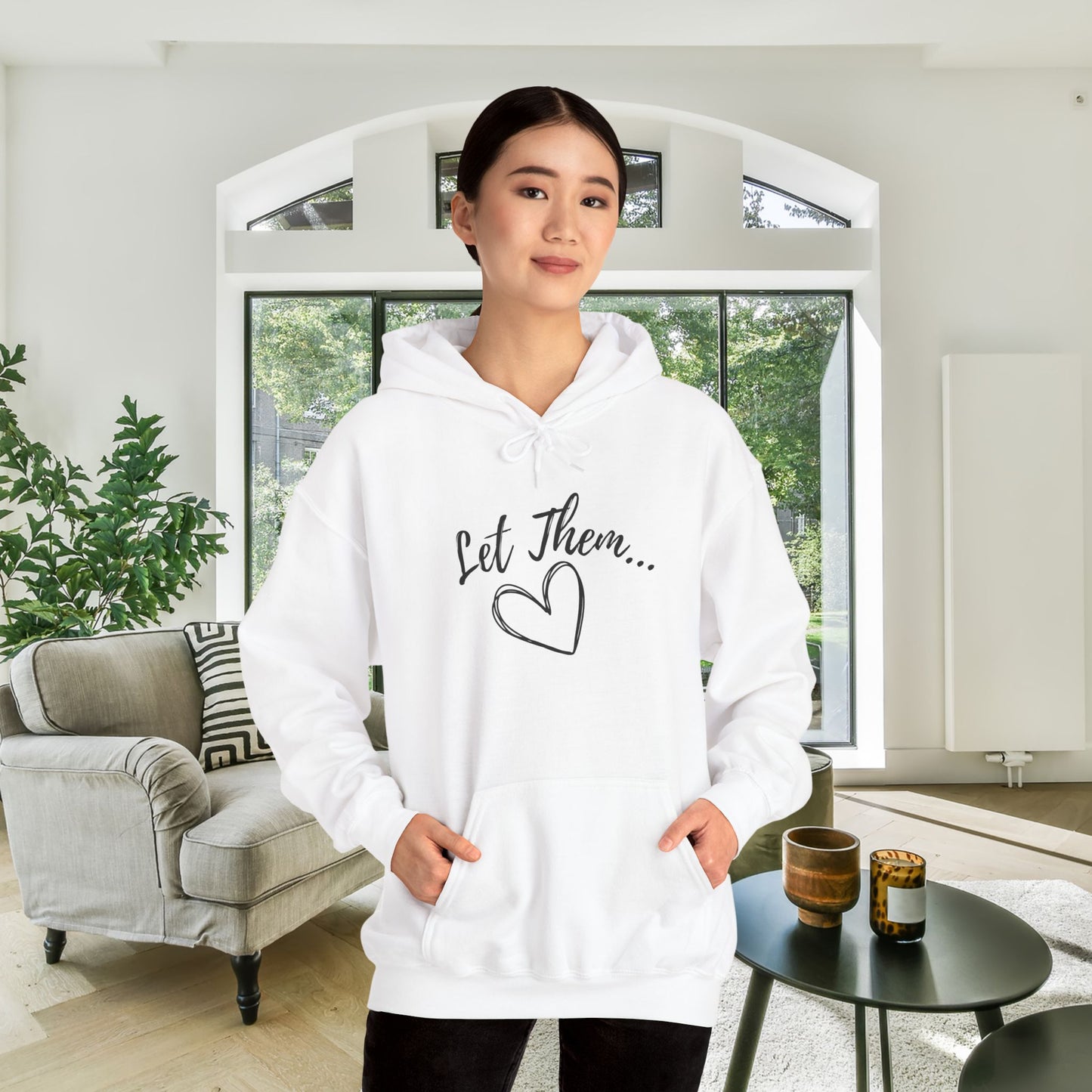 Let Them... Heavy Blend™ Hooded Sweatshirt
