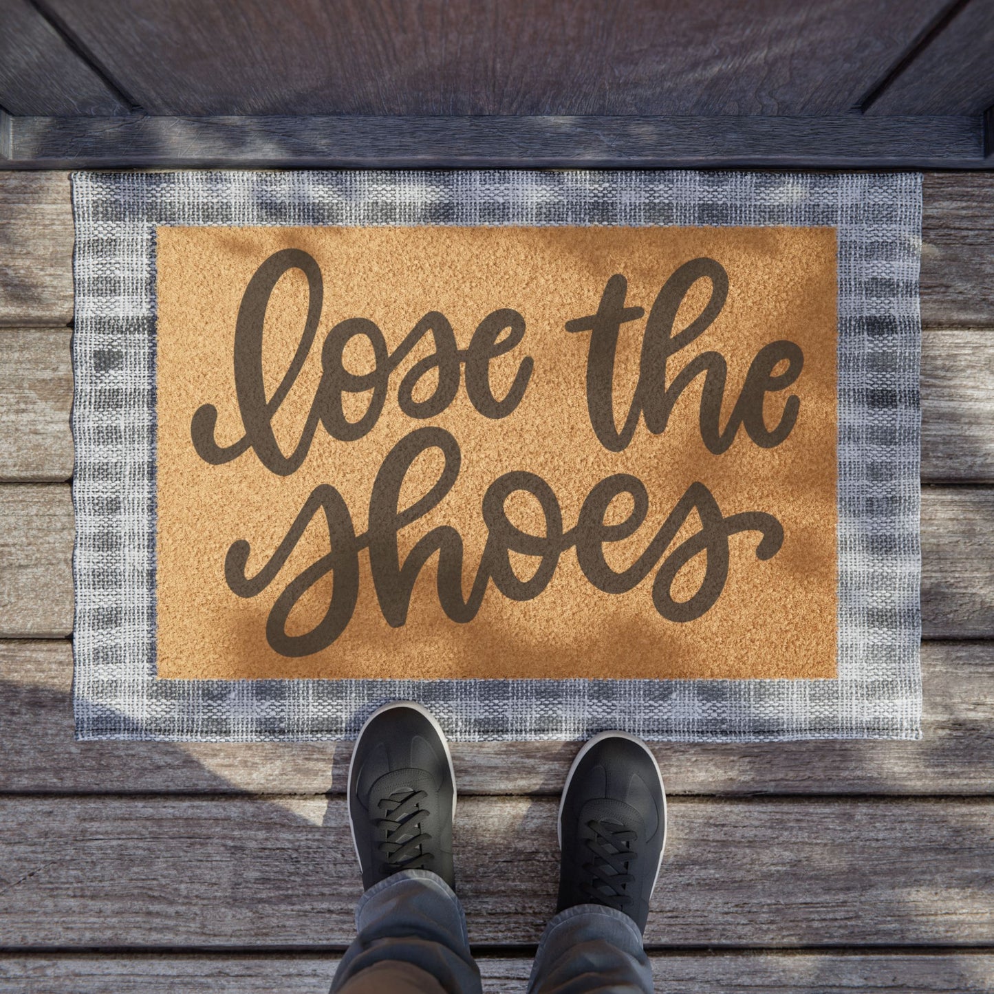 Lose The Shoes Coconut Fiber Doormat