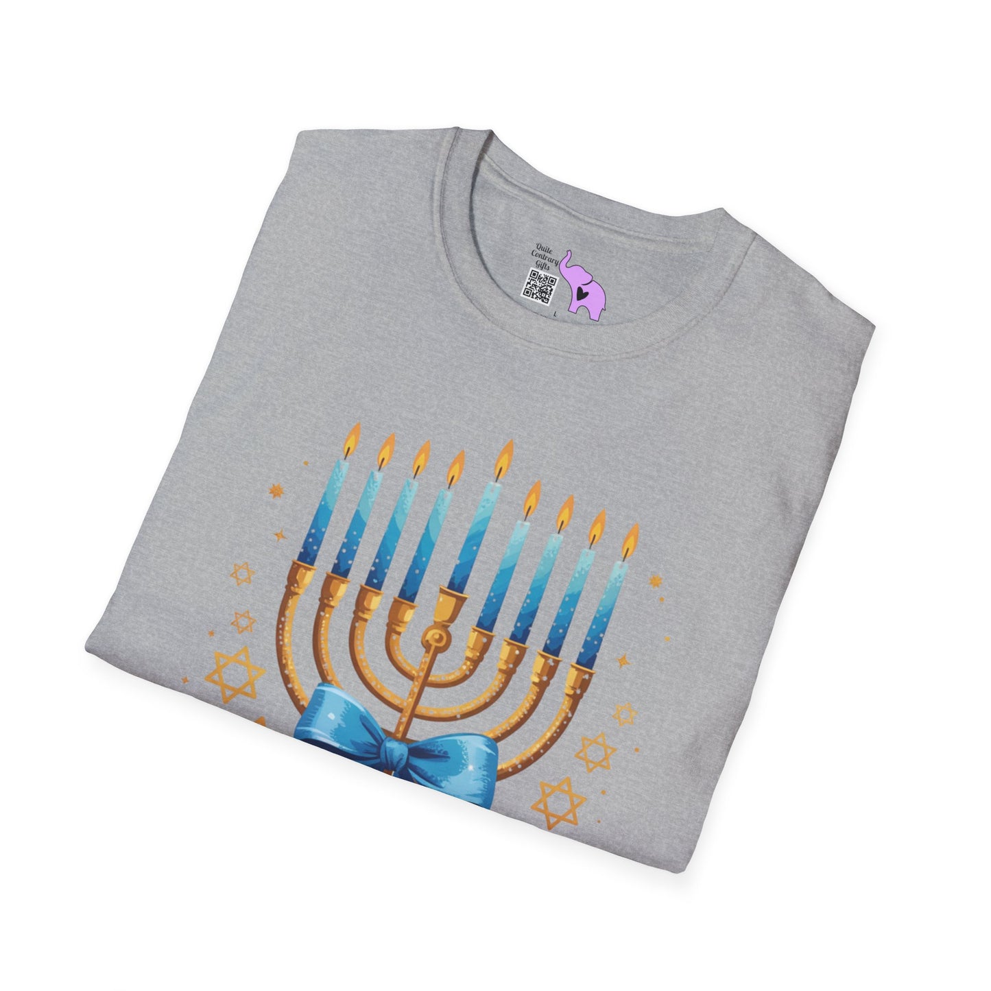 Love & Light Menorah Adult T-shirt