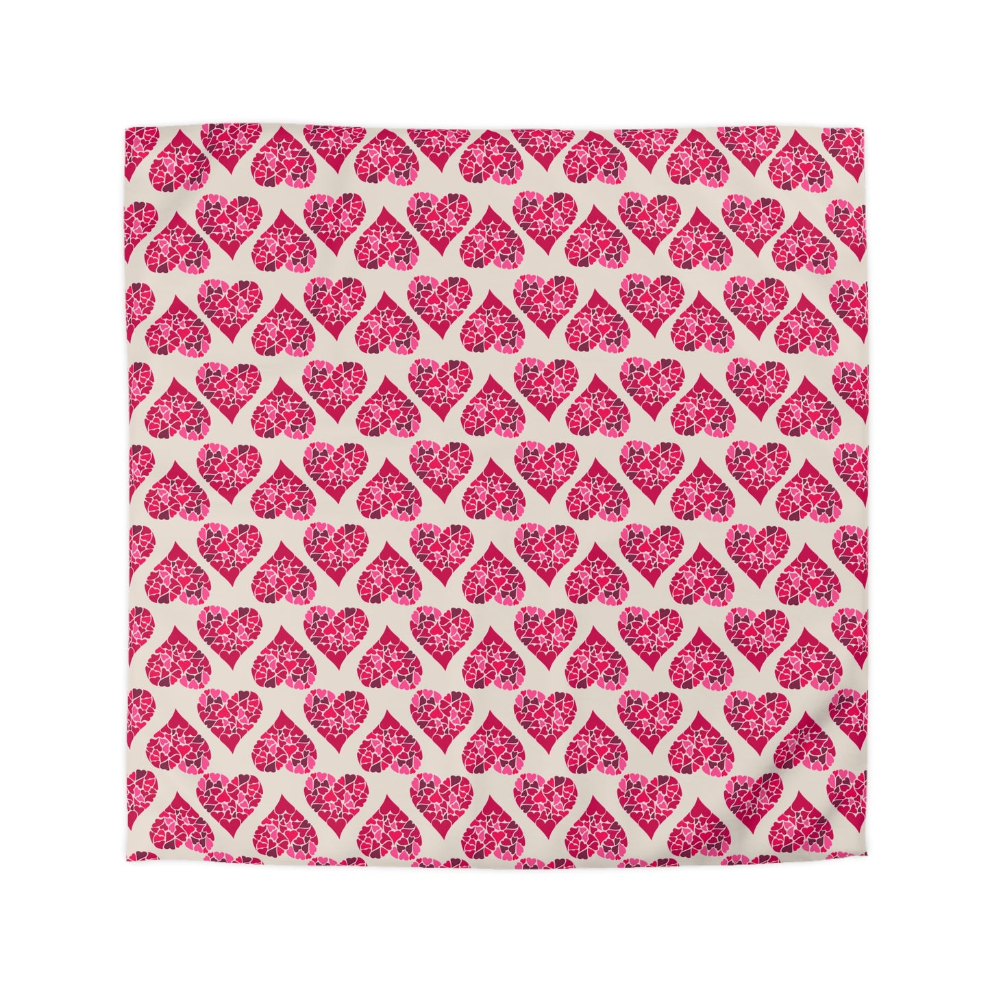 Simple Hearts Duvet Bedding Set