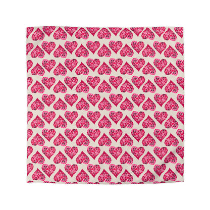Simple Hearts Duvet Bedding Set
