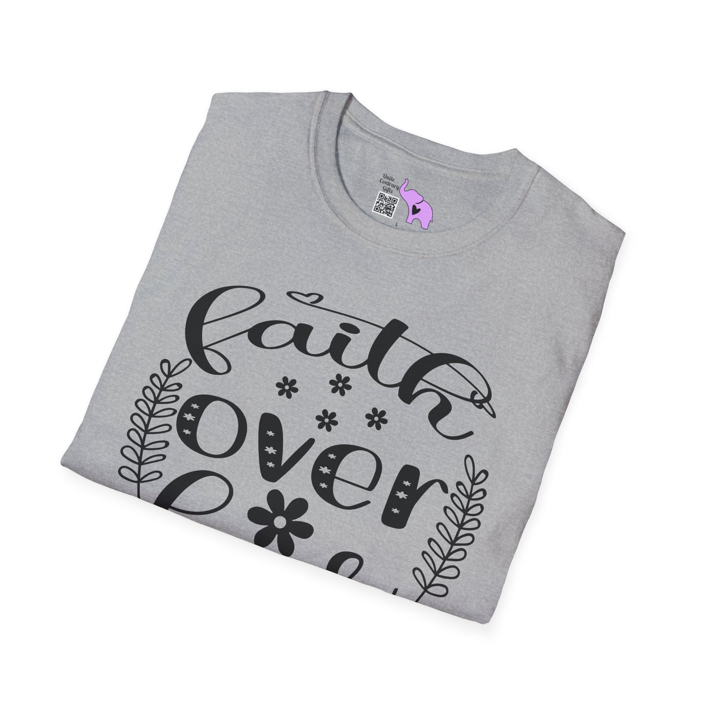 Faith Over Fear Adult T-shirt