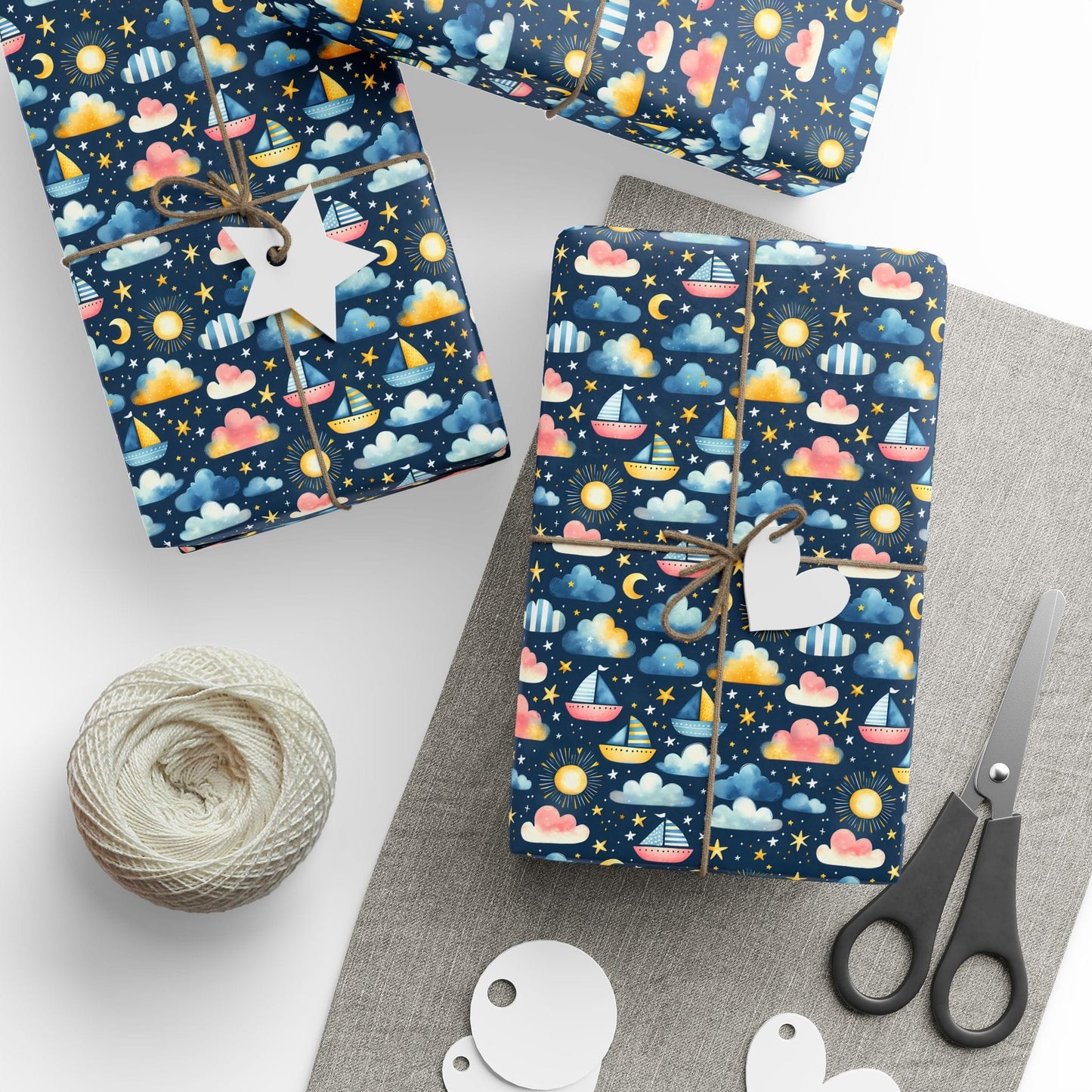 Night Sail Dreams Wrapping Paper