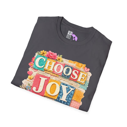 Choose Joy (Lace Collage) Adult T-shirt