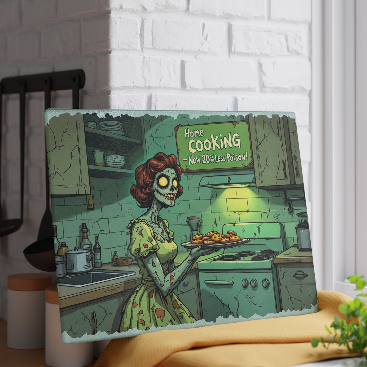 Home Cooking Now 20% Less Poison Glass Cutting Board