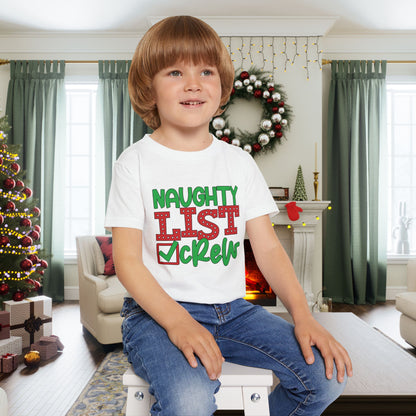 Naughty List Crew Heavy Cotton™ Toddler T-shirt