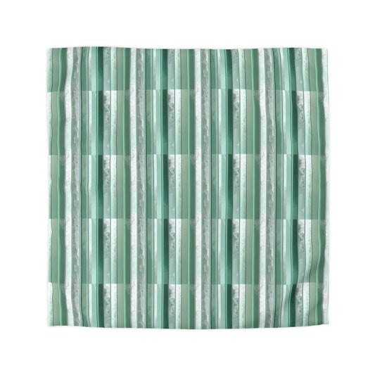 Seafoam Glass Microfiber Duvet Cover