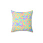 Dreamsicle Camo Throw Pillow