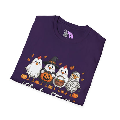 Chick or Treat Adult T-shirt