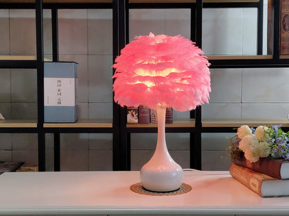 Luxury Feather Touch Lamp