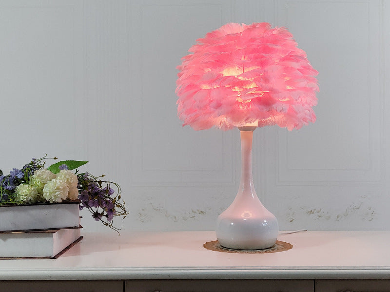 Luxury Feather Touch Lamp