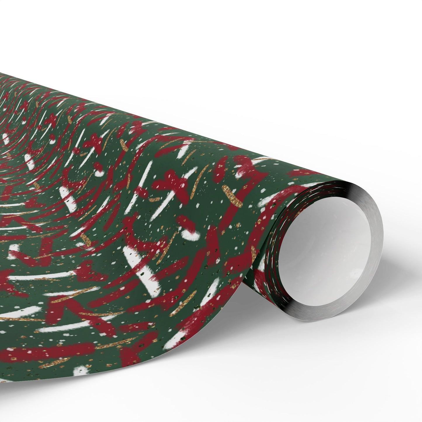 Holiday Brushstrokes Wrapping Paper