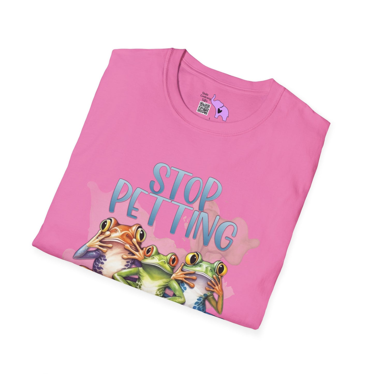 Stop Petting My Peeves (Frogs) Adult T-shirt