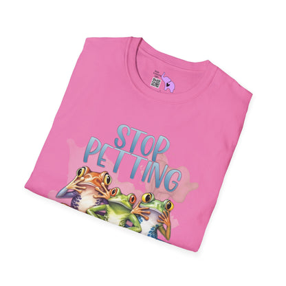 Stop Petting My Peeves (Frogs) Adult T-shirt