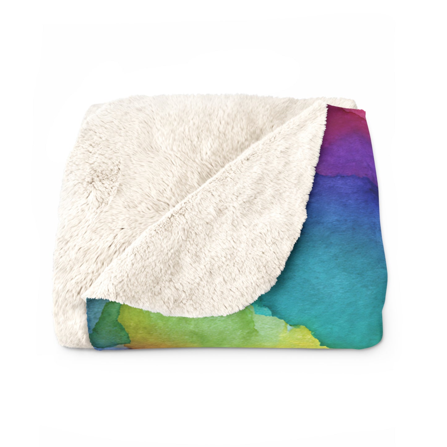 Rainbow Watercolors Basic Bedding Set