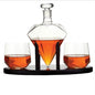 Diamond-shaped Decanter w/Lid & Base