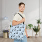 Siamese Charm – Ocean Breeze Canvas Tote Bag
