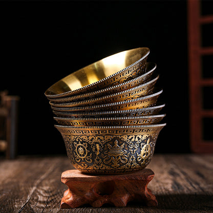 Pure Copper Buddha Water Offering Cup