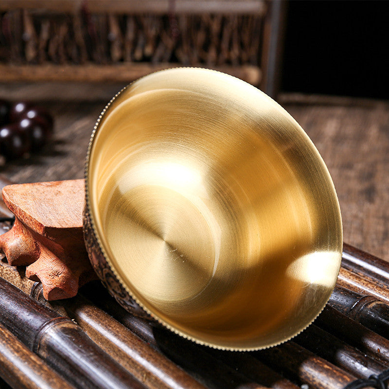 Pure Copper Buddha Water Offering Cup