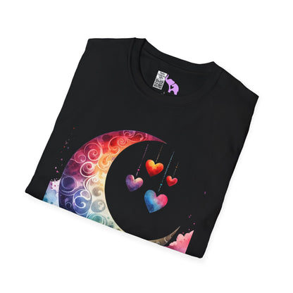 Moon in Love Adult T-shirt