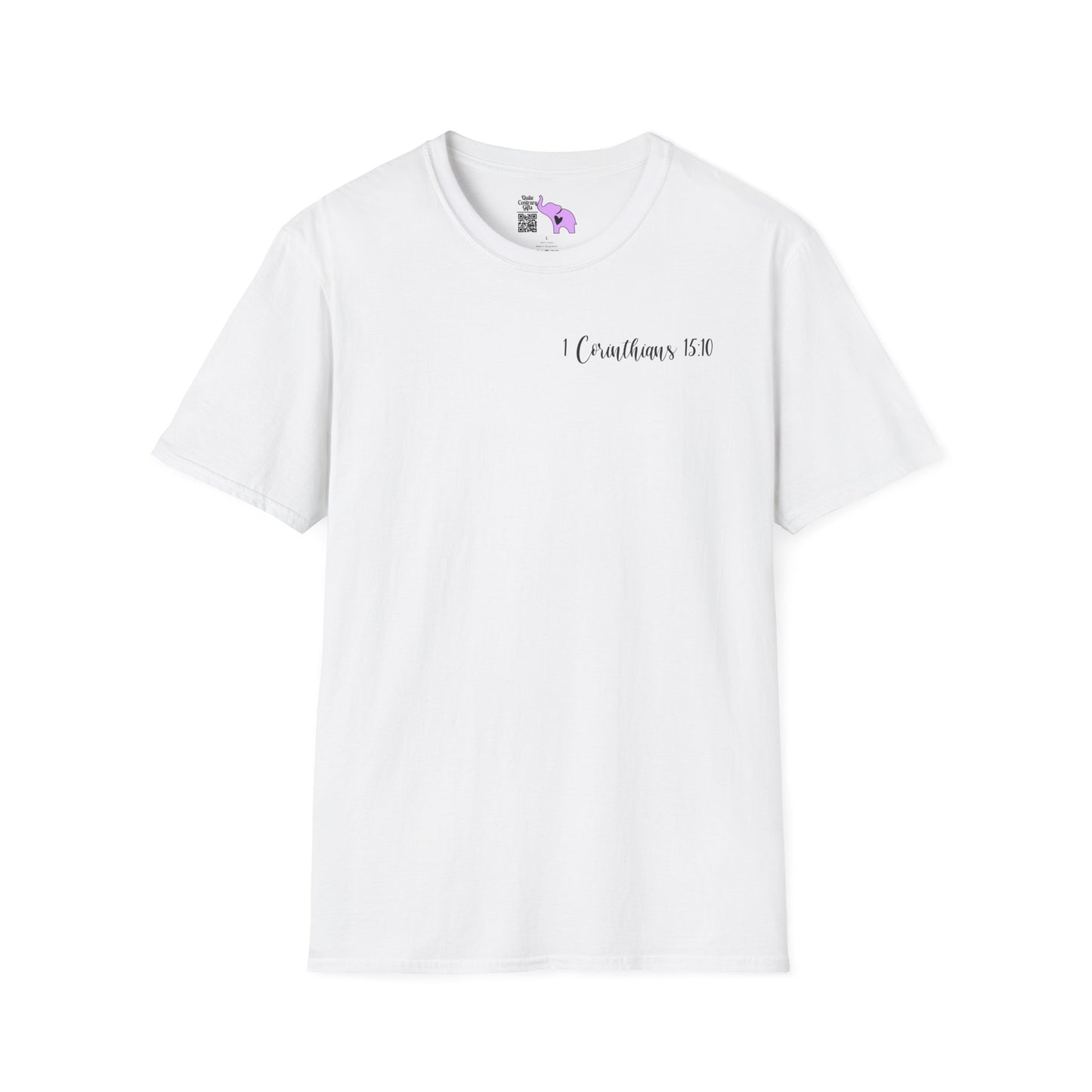 ""Try Jesus Not Me 1 Corinthians 15:10 Adult T-shirt