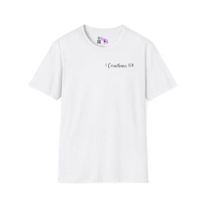 ""Try Jesus Not Me 1 Corinthians 15:10 Adult T-shirt