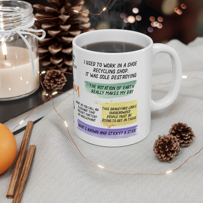 Dad's Emergency Jokes Ceramic Mug, (11oz, 15oz)