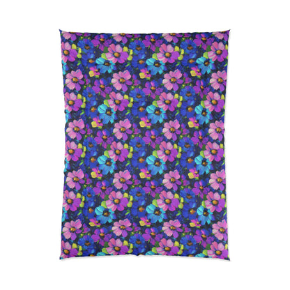 Watercolor Daisies Comforter
