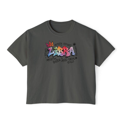 Libra Street Art Women's Boxy Tee