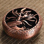 Beautiful Copper-Plated Incense Burners with Flowers (Variety)