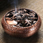 Beautiful Copper-Plated Incense Burners with Flowers (Variety)