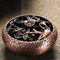 Beautiful Copper-Plated Incense Burners with Flowers (Variety)