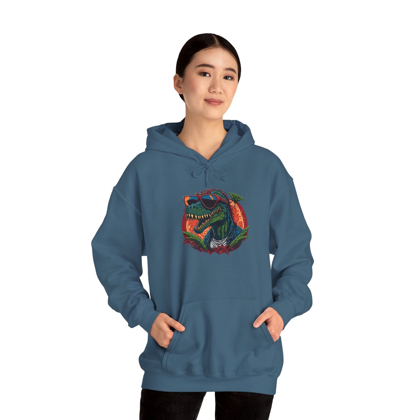 Cool Dinosaur Heavy Blend™ Hooded Sweatshirt