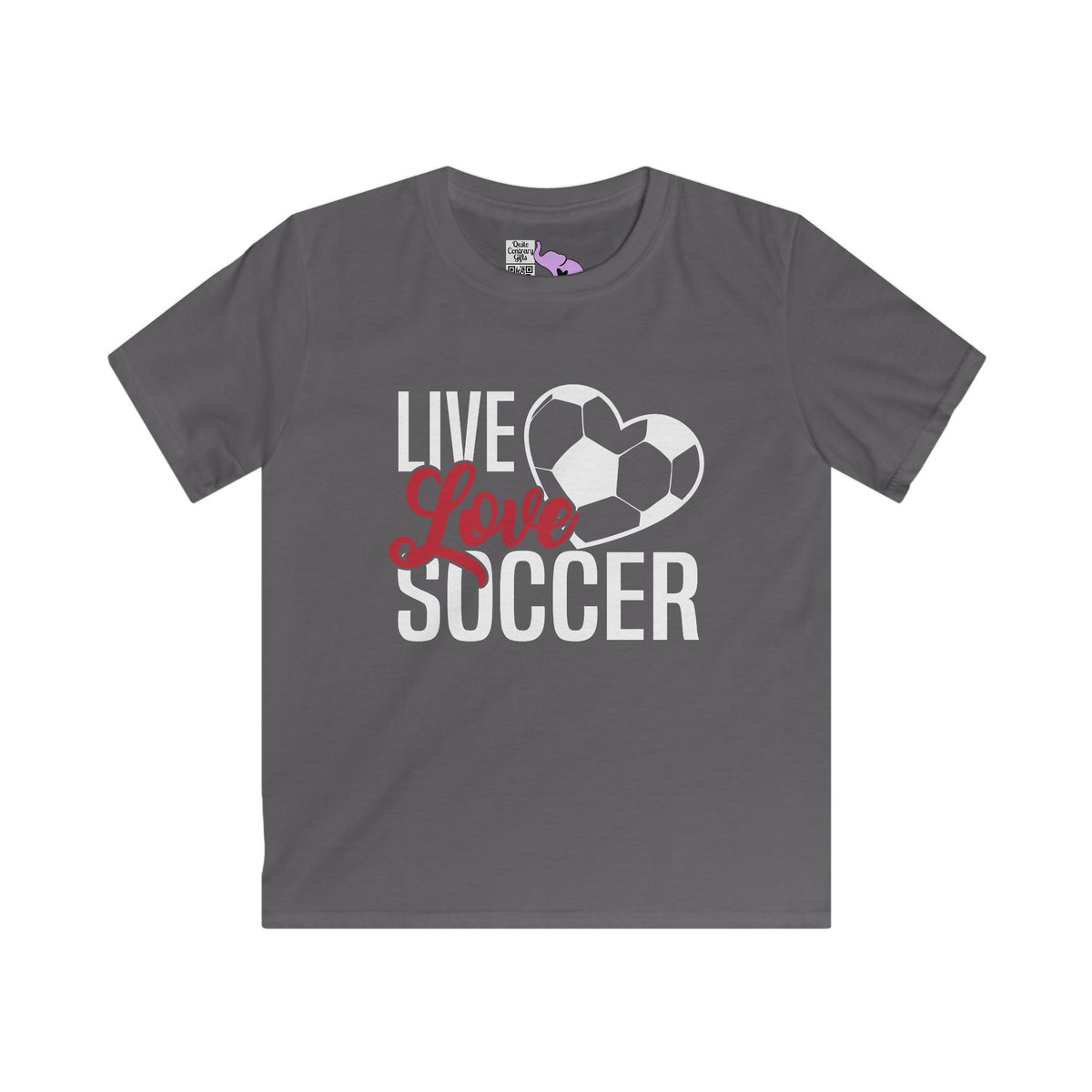 Live Love Soccer Youth Softstyle Tee