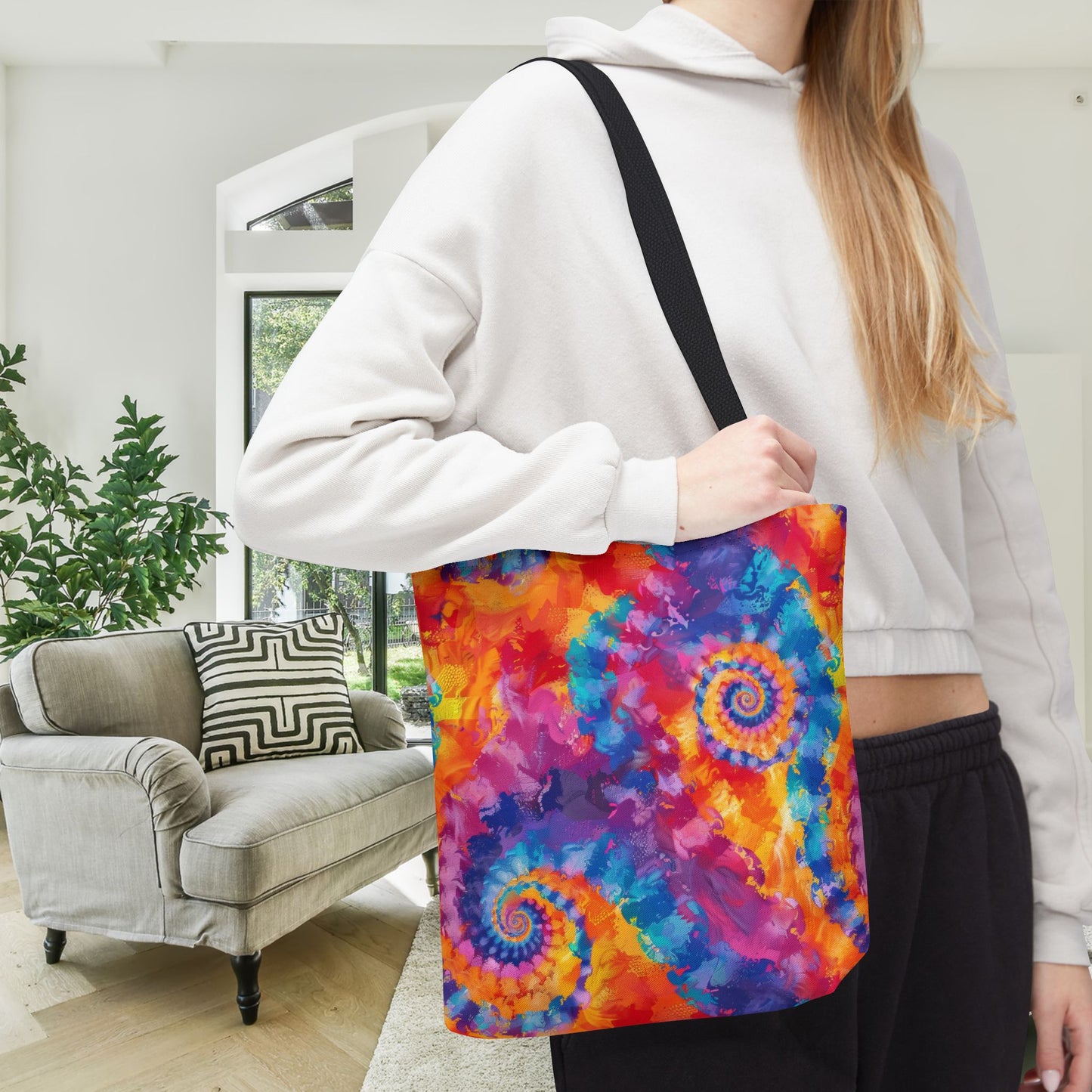 Rainbow Rebel Canvas Tote Bag