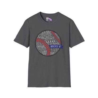 Personalized T-Ball Cheer Team Adult T-shirt