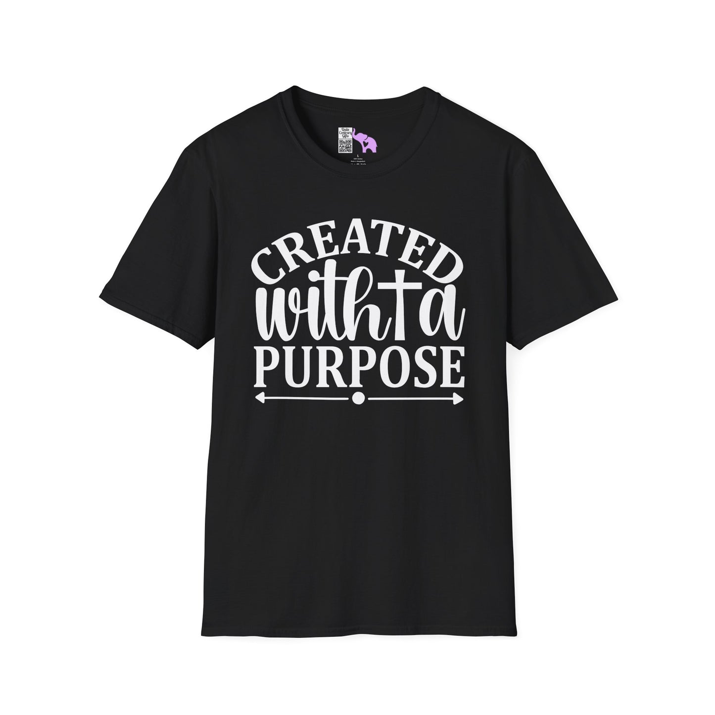 Created With A Purpose (3) Adult T-shirt