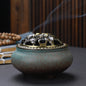 Beautiful Ceramic Incense Burner w/Copper Lid in Variety of Colors